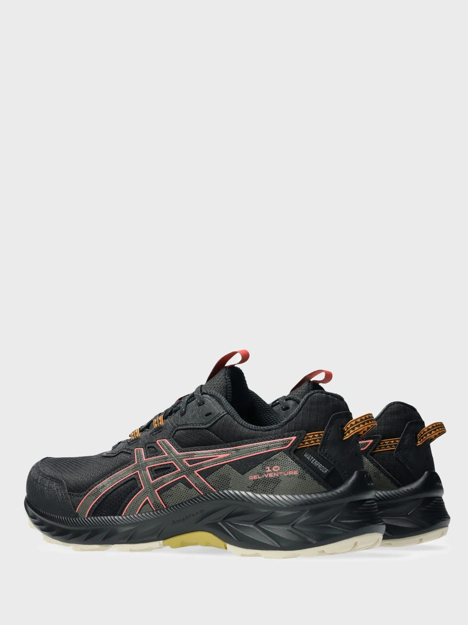 Кроссовки женские Asics GEL-VENTURE 10 WATERPROOF черные 1012B760