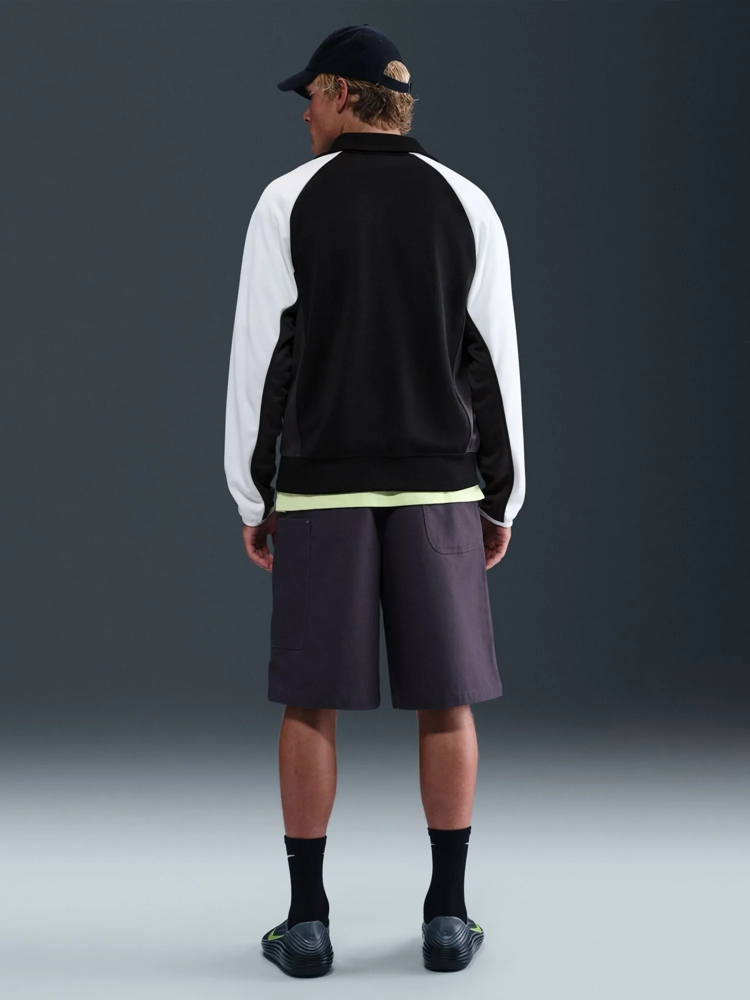 Толстовка мужская Nike M AIR PK FZ JKT черная IB2145-010 купить в