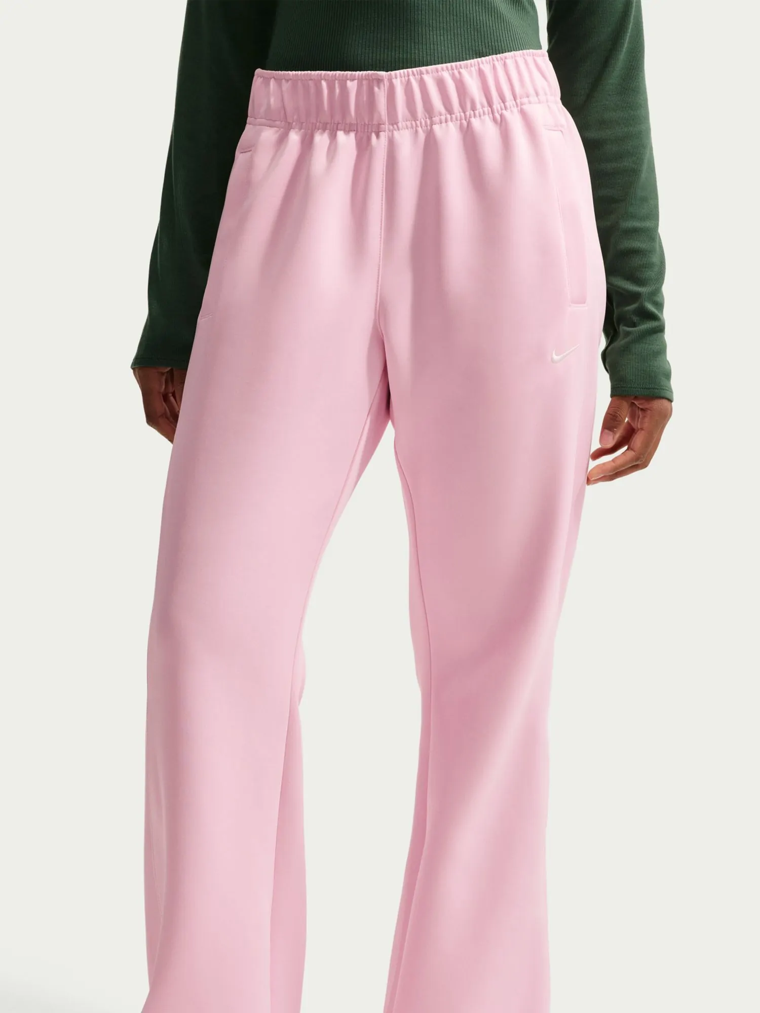 Штани жіночі Nike W NSW NK WR MR POLY KNIT PNT рожеві HJ1016-663
