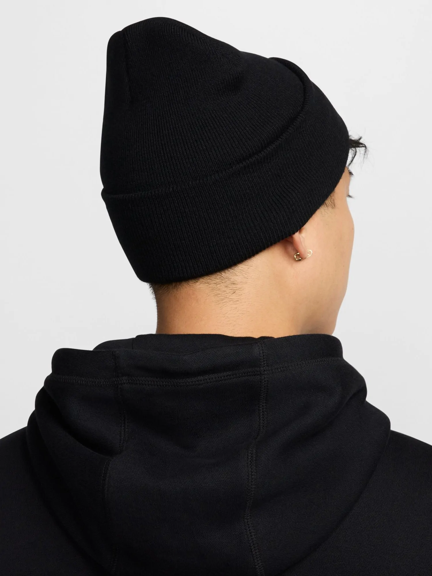 Шапка Nike U NK PEAK BEANIE TC SWSH F24 L чорна HF0187-010 купити
