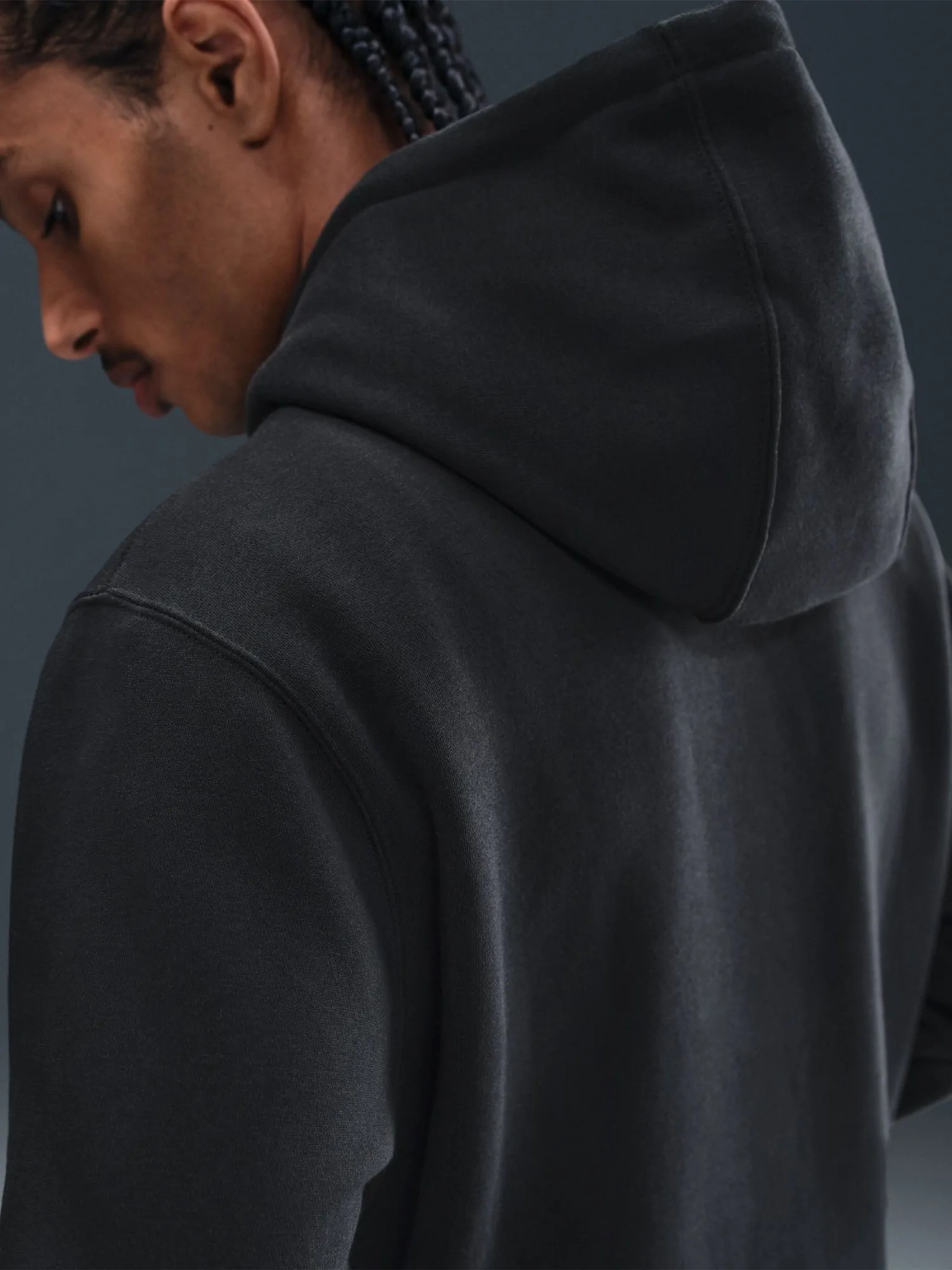 Толстовка мужская Nike M NK CLUB BB GX HOODIE REISSUE черная