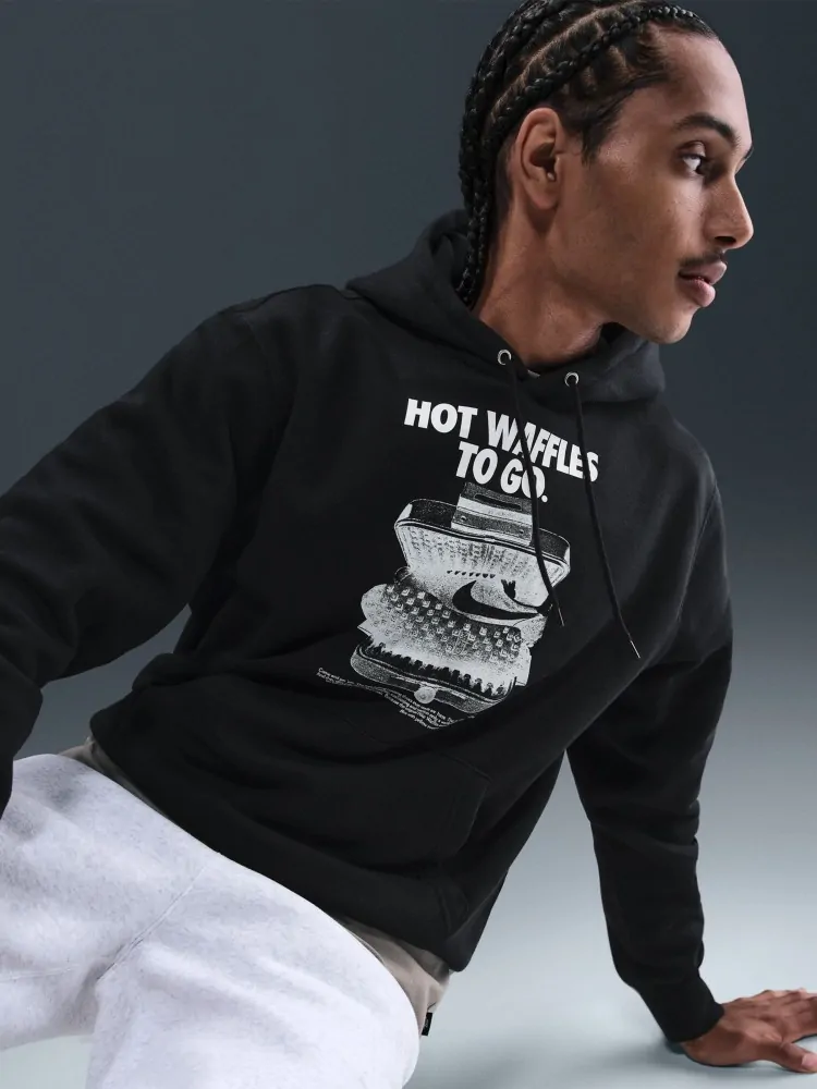 Толстовка мужская Nike M NK CLUB BB GX HOODIE REISSUE черная