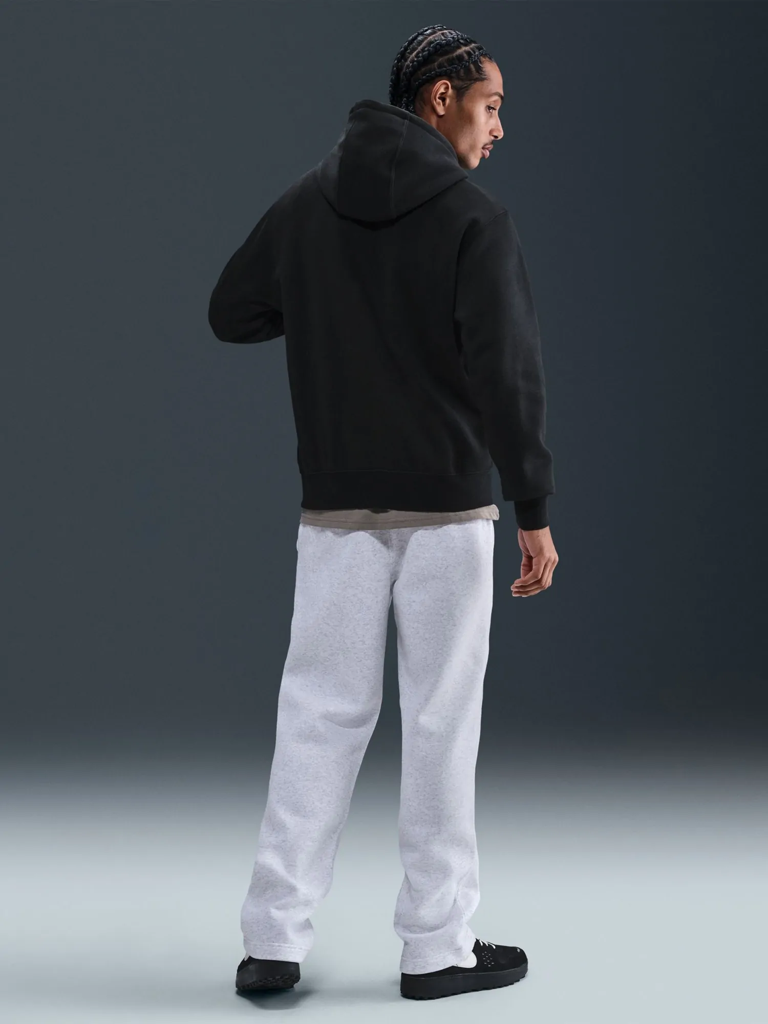 Толстовка мужская Nike M NK CLUB BB GX HOODIE REISSUE черная