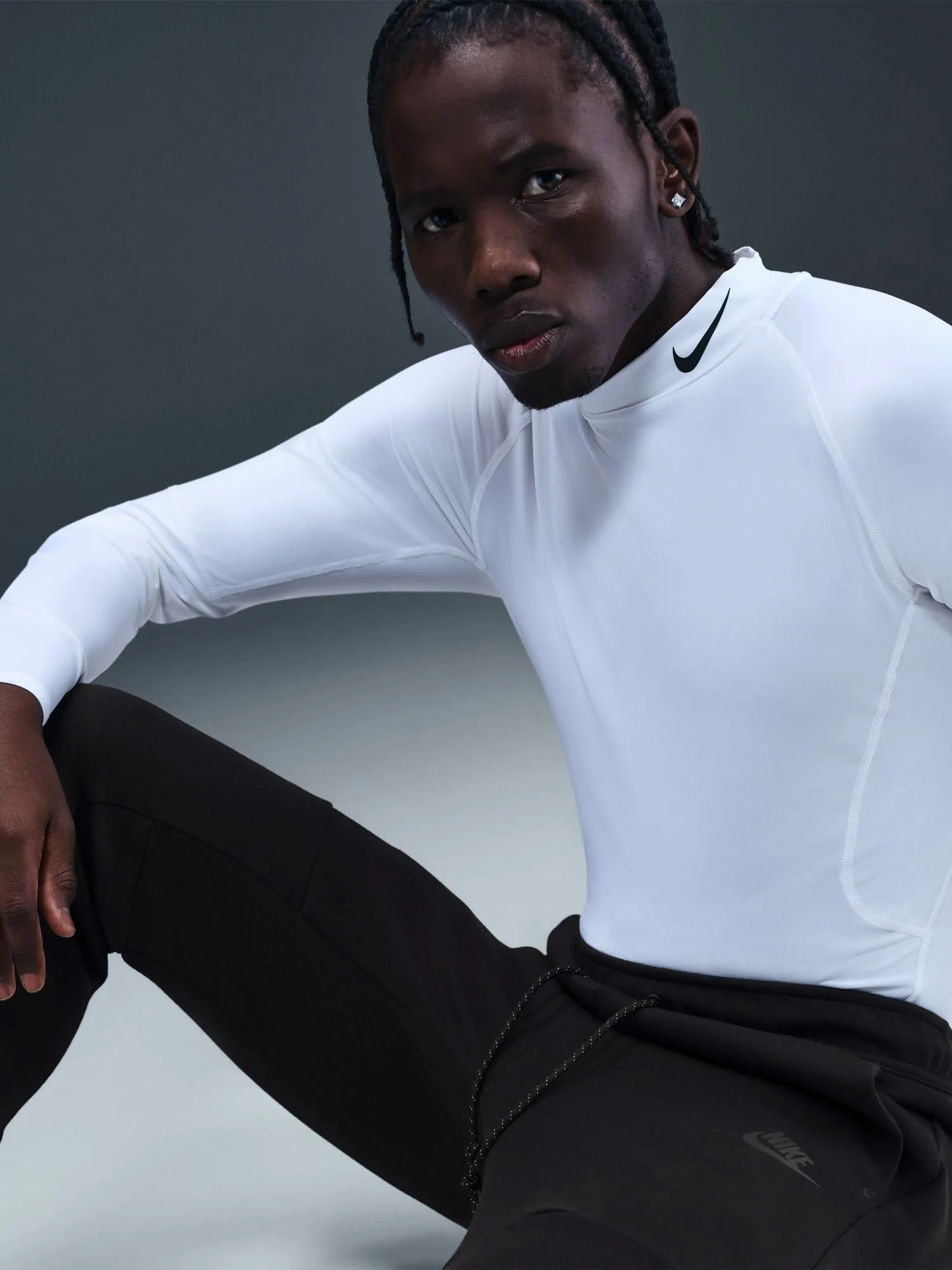 Брюки мужские Nike M NK TCH FLC JGGR черные HV0959-010 купить в