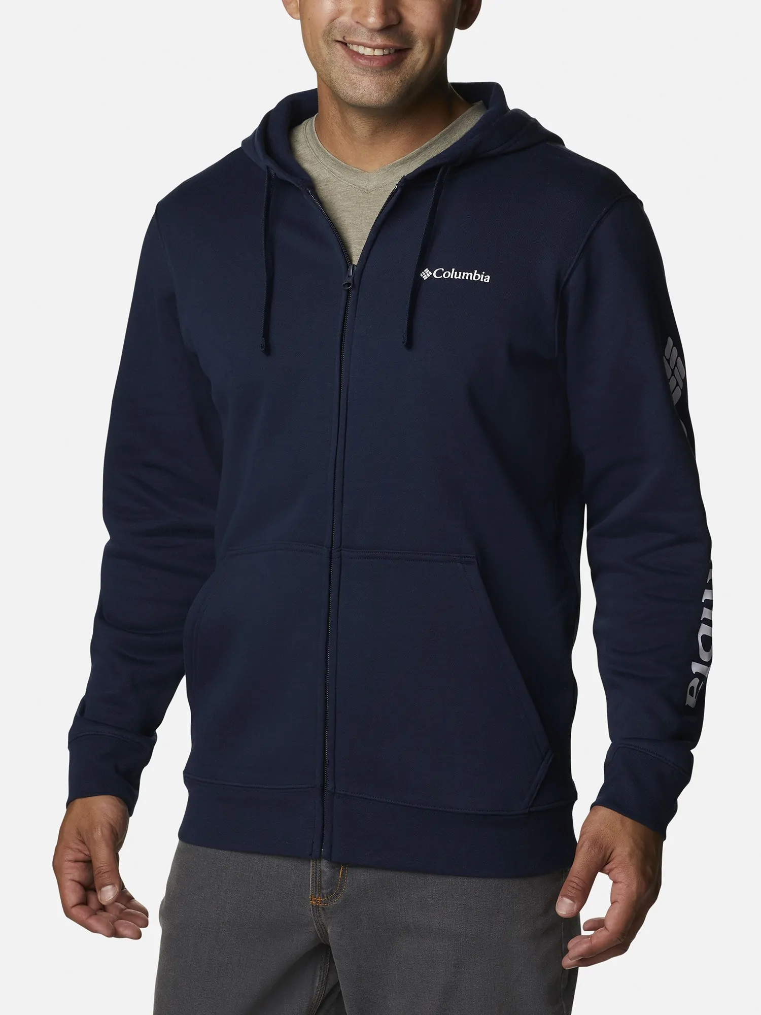 Джемпер мужской Columbia Beaumount™ Full Zip Hoodie темно-синий