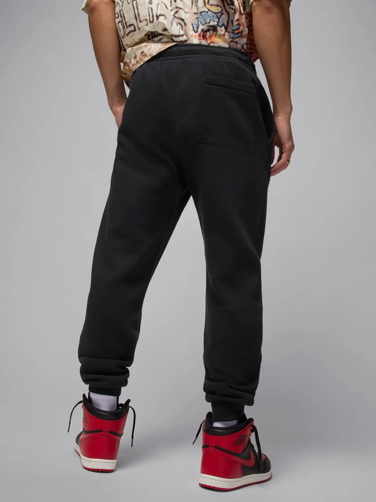 Брюки мужские Nike M J JUMPMAN FLC PANT черные IM9793-010 купить в