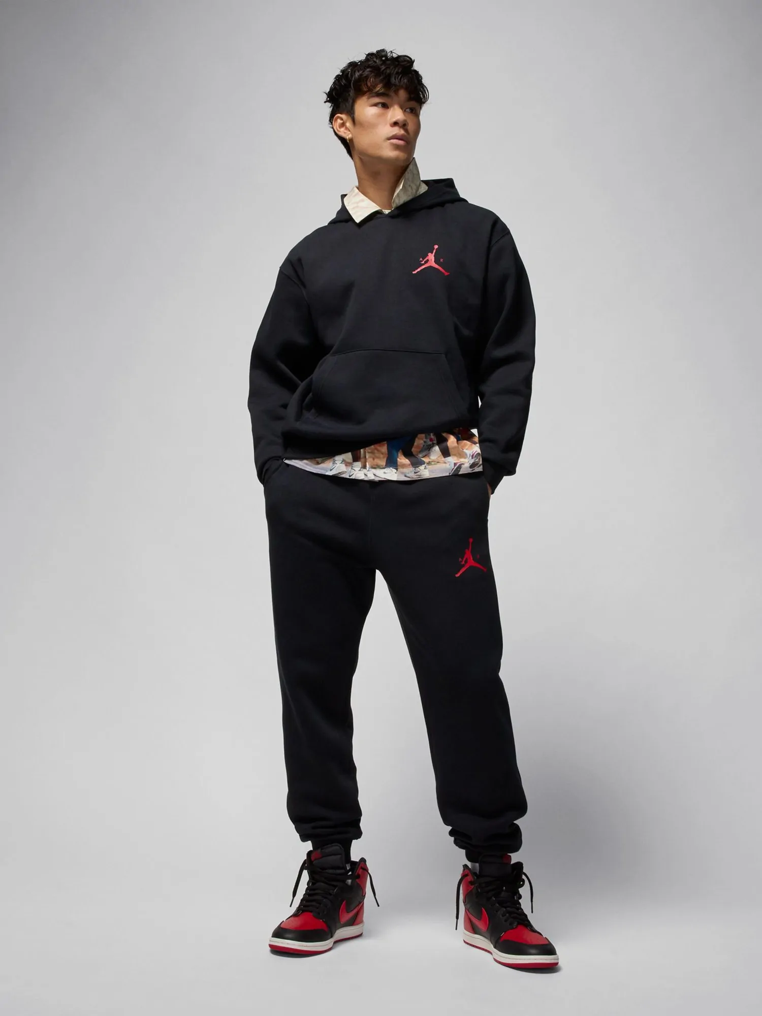 NIKE　JUMP MAN メンズM Толстовка чоловіча Nike M J JUMPMAN FLC PO чорна IM9795-010 купити