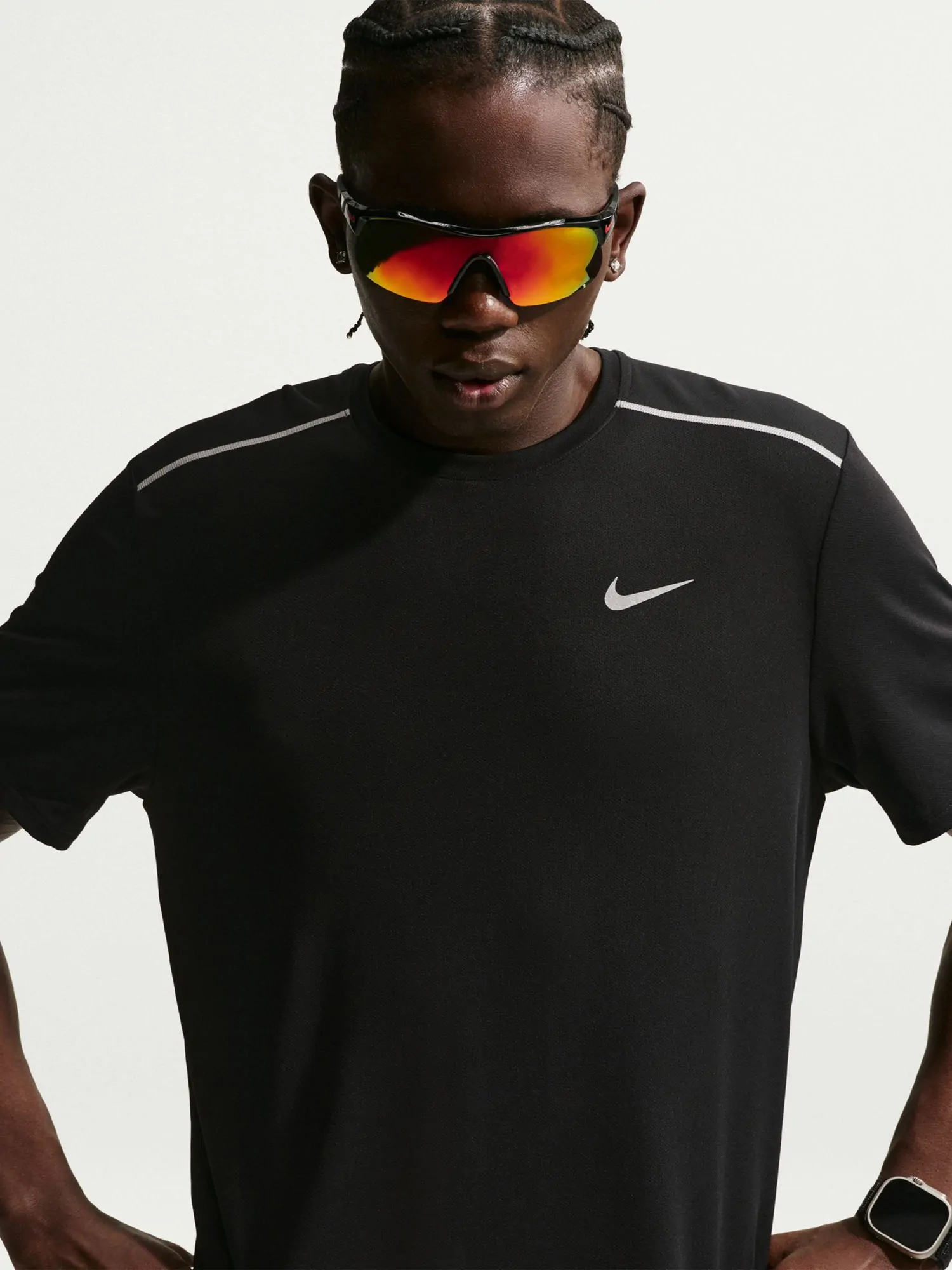 DJ Yuta 　Nike Футболка мужская Nike M NK DF UV MILER SS черная IF2082-010 купить