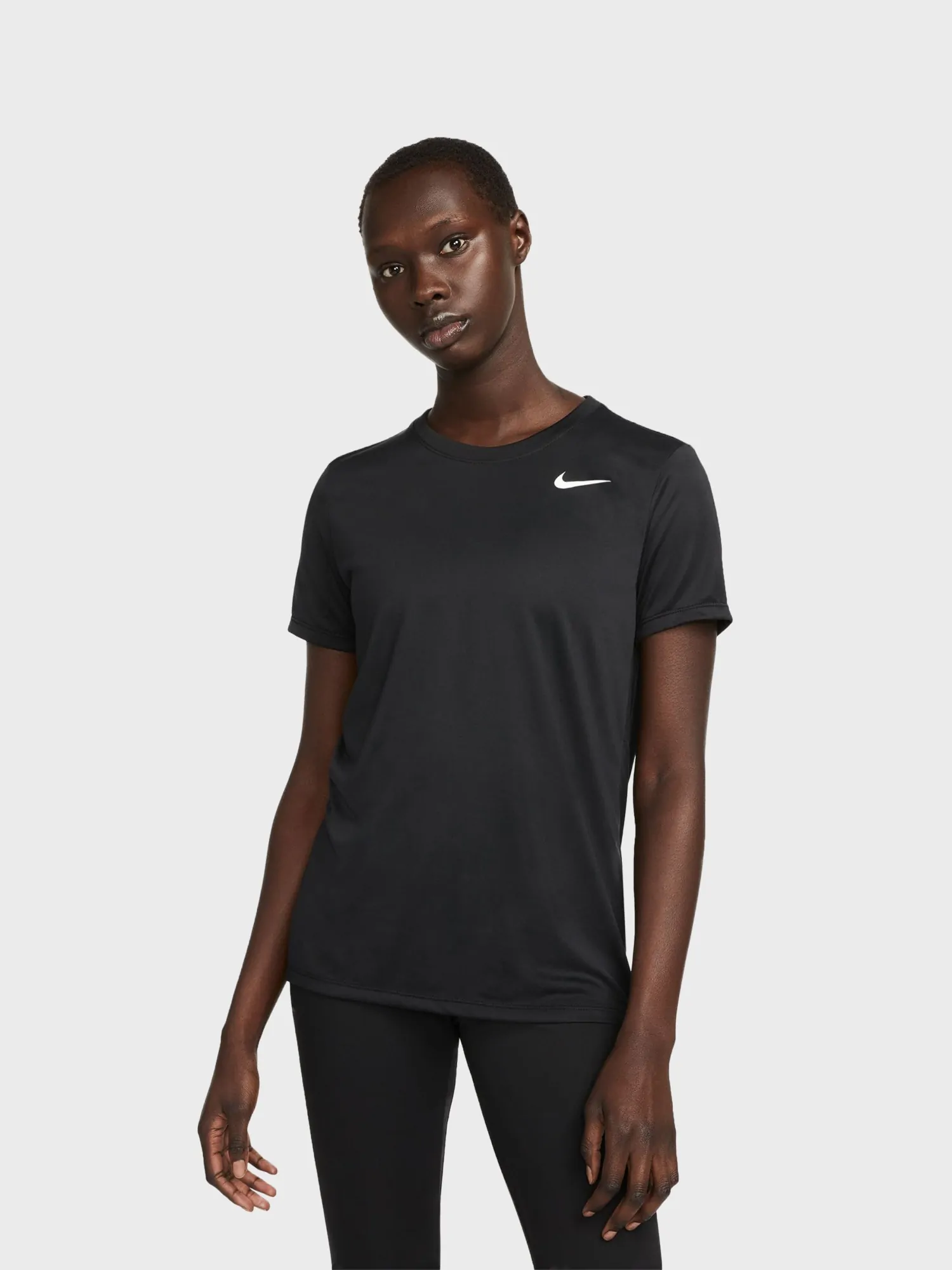 Футболка жіноча Nike W NK DF TEE RLGD LBR чорна DX0687-010 купити