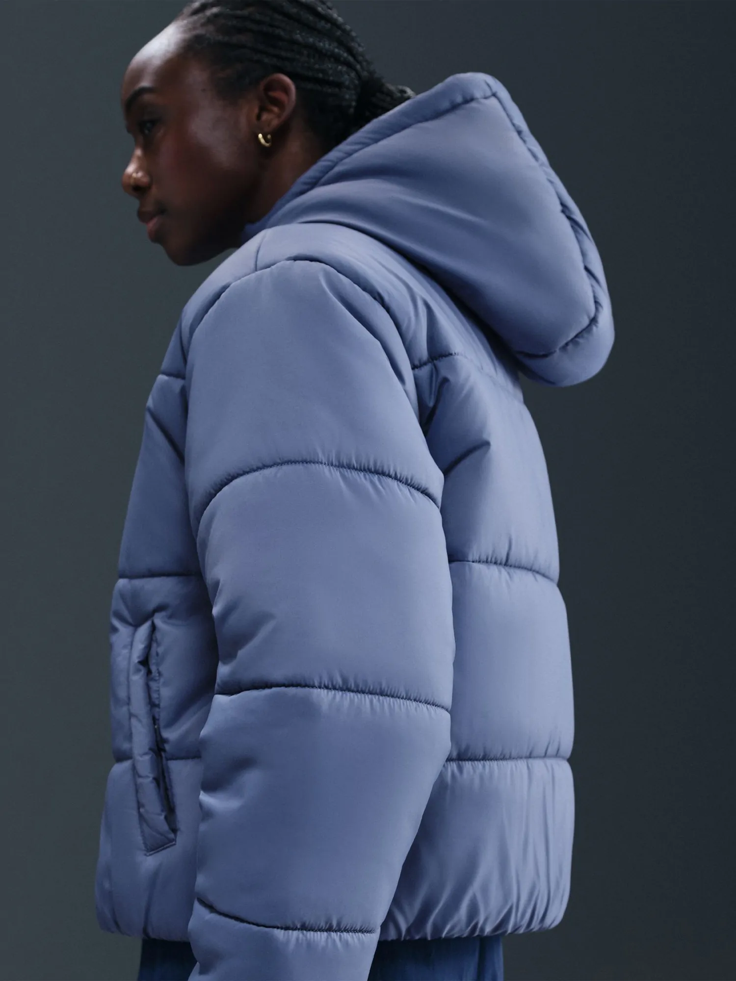 Куртка жіноча Nike W NSW TF SYNFL NK CLSC PFR синя FZ5899-499