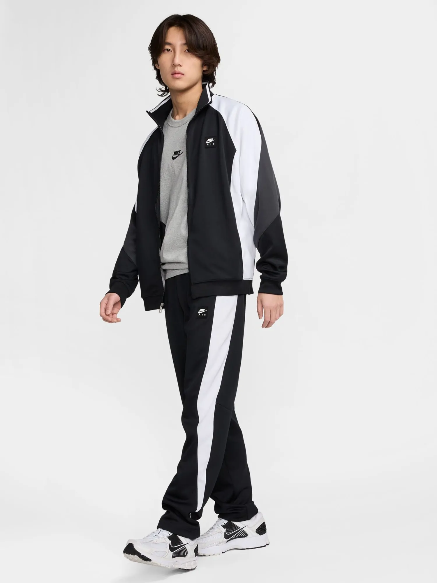 ウォーキング・ランニングウェア NIKE AIR TRACK JACKET PANTS SETUP Брюки мужские Nike M NIKE AIR PK TRACK PANT черные HJ0283-010