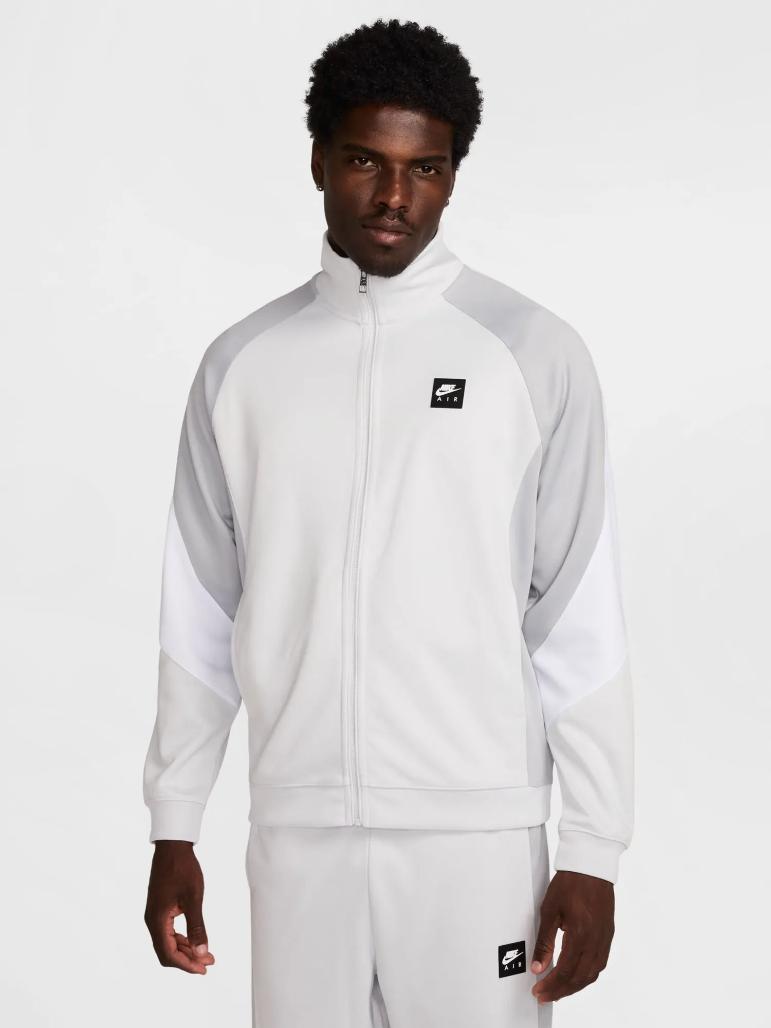 Толстовка мужская Nike M NIKE AIR PK FZ JKT белая HJ0632-009