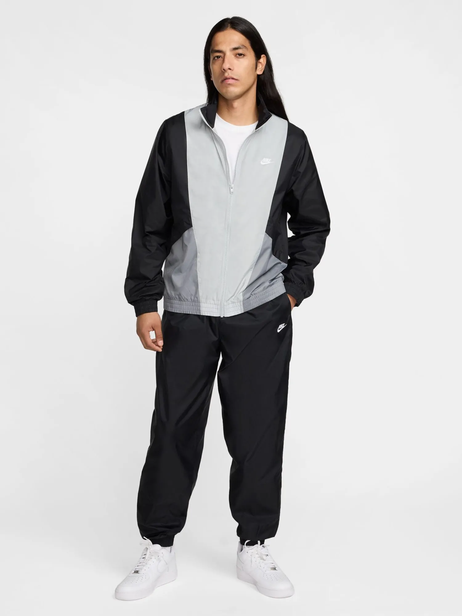 Костюм мужской Nike M NK CLUB WVN TRK SUIT черный HJ1985-010