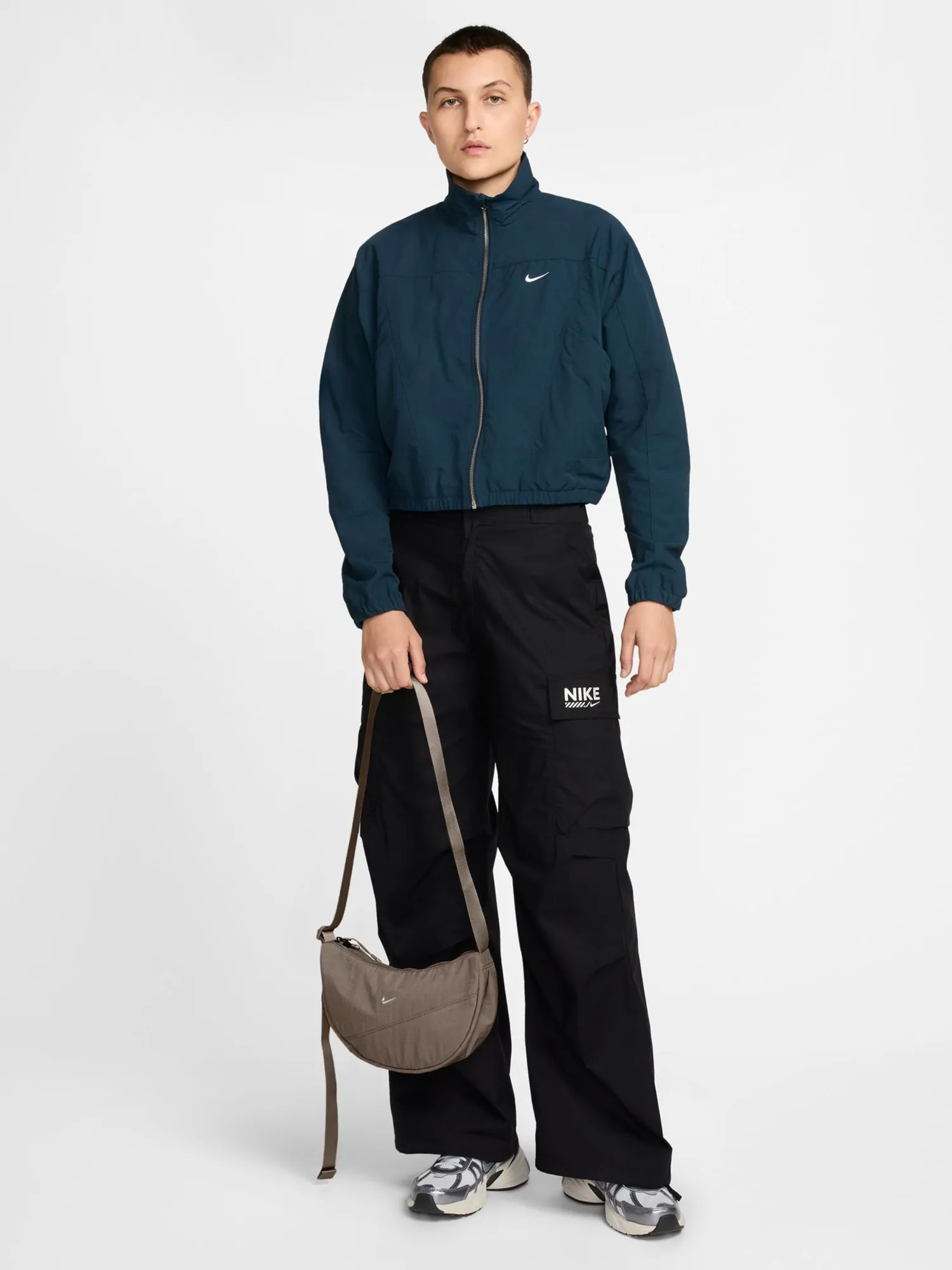 Сумка Nike NK AURA CRESCENT CROSSBODY коричнева HQ4370-214 купити