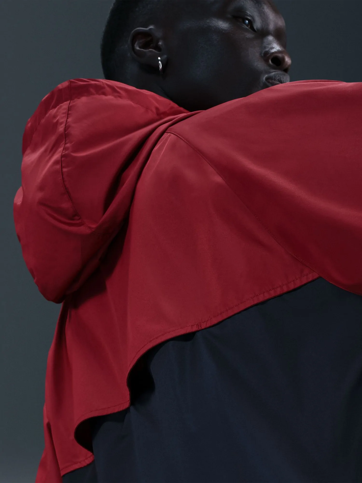 Вітрівка чоловіча Nike M NK WR LND JKT 26 червона HV8369-613