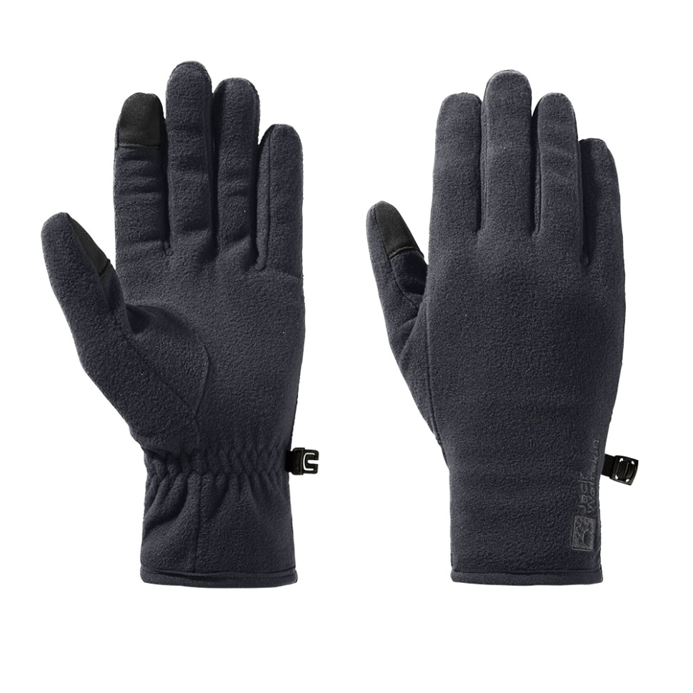 Рукавиці чоловічі Jack Wolfskin REAL STUFF GLOVE чорні 1911601-6000 — фото 1