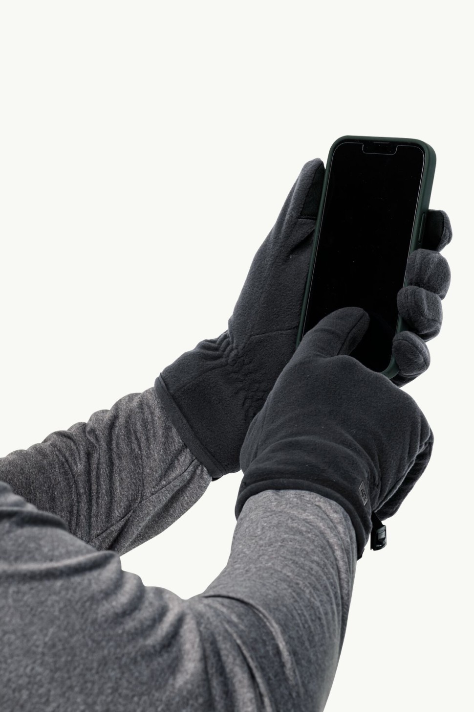 Рукавиці чоловічі Jack Wolfskin REAL STUFF GLOVE чорні 1911601-6000 — фото 3