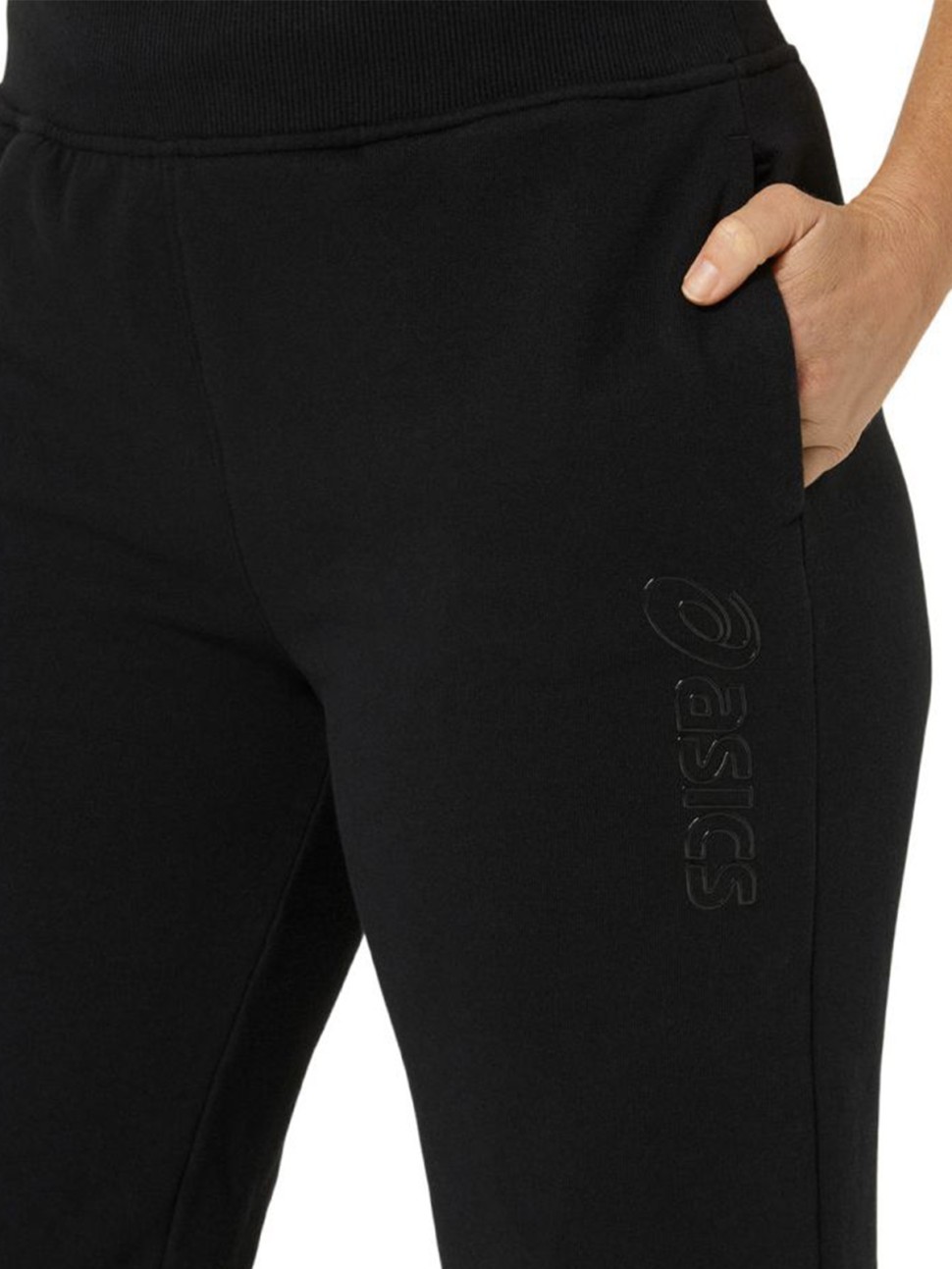Штани жіночі Asics LOGO SWEATPANT чорні 2032C844-002 — фото 5