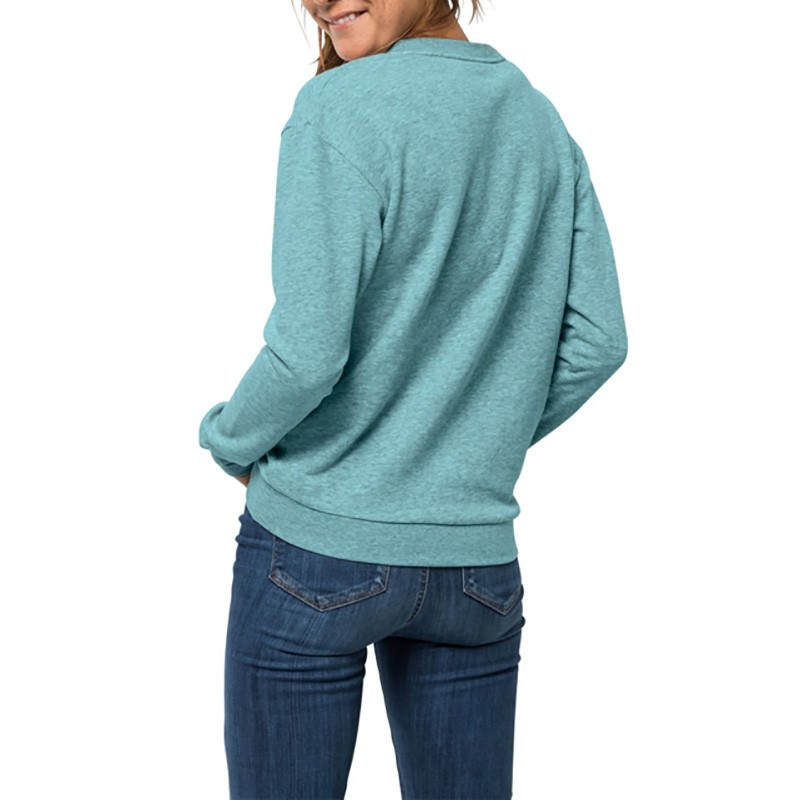 Толстовка женская Jack Wolfskin голубая 1707191-4010 изображение 2