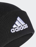 Шапка  Adidas LOGO BEANIE CUF черная IB2651 изображение 3