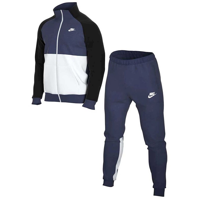 Костюм чоловічий Nike M Nsw Ce Trk Suit Flc синій BV3017-411 — фото 1