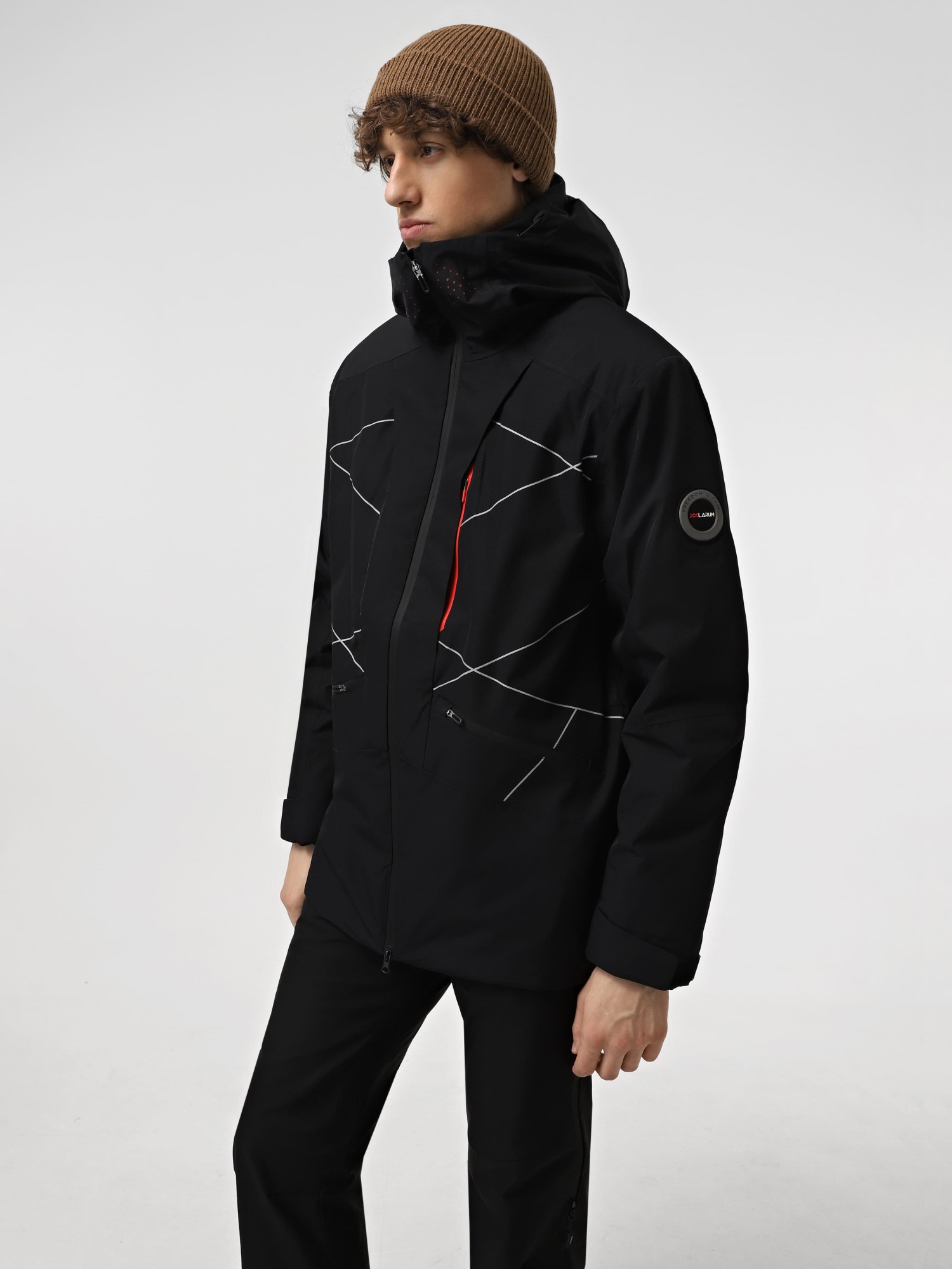 Куртка чоловіча Larum Traverse чорна 302503-010 изображение 2