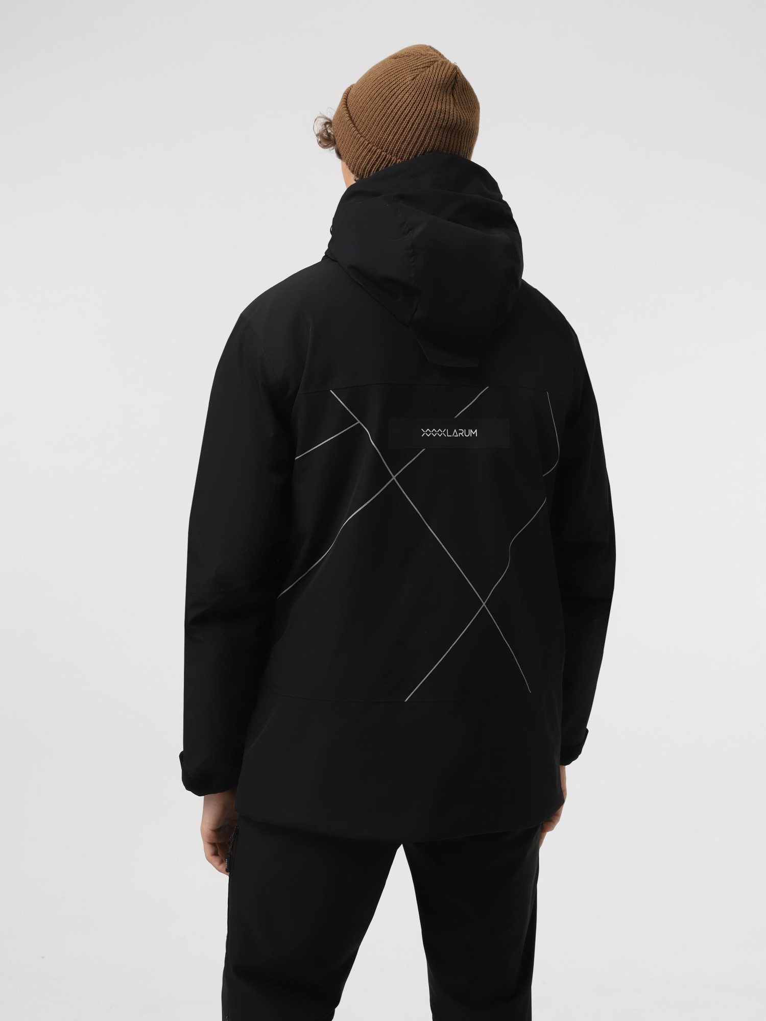 Куртка чоловіча Larum Traverse чорна 302503-010 изображение 4