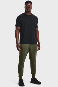 Брюки мужские Under Armour UA Armour Fleece Joggers оливковые 1373362-390 изображение 3