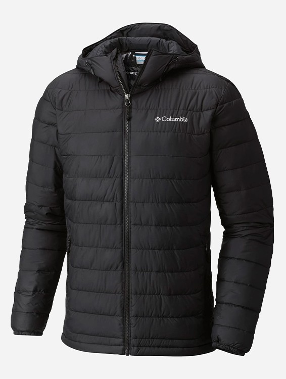 Куртка чоловіча Columbia Powder Lite™ II Hooded Jacket чорна 2086941-010 изображение 3