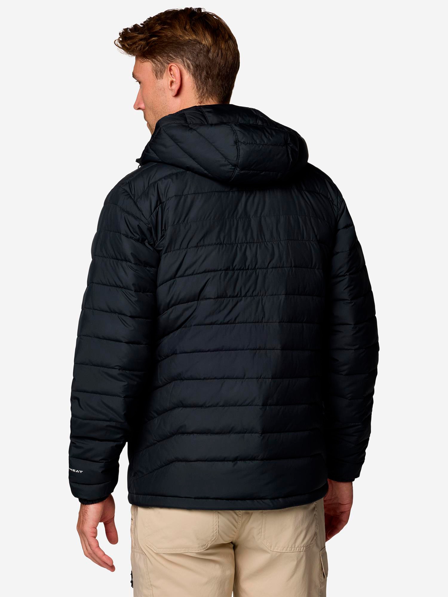 Куртка чоловіча Columbia Powder Lite™ II Hooded Jacket чорна 2086941-010 изображение 4