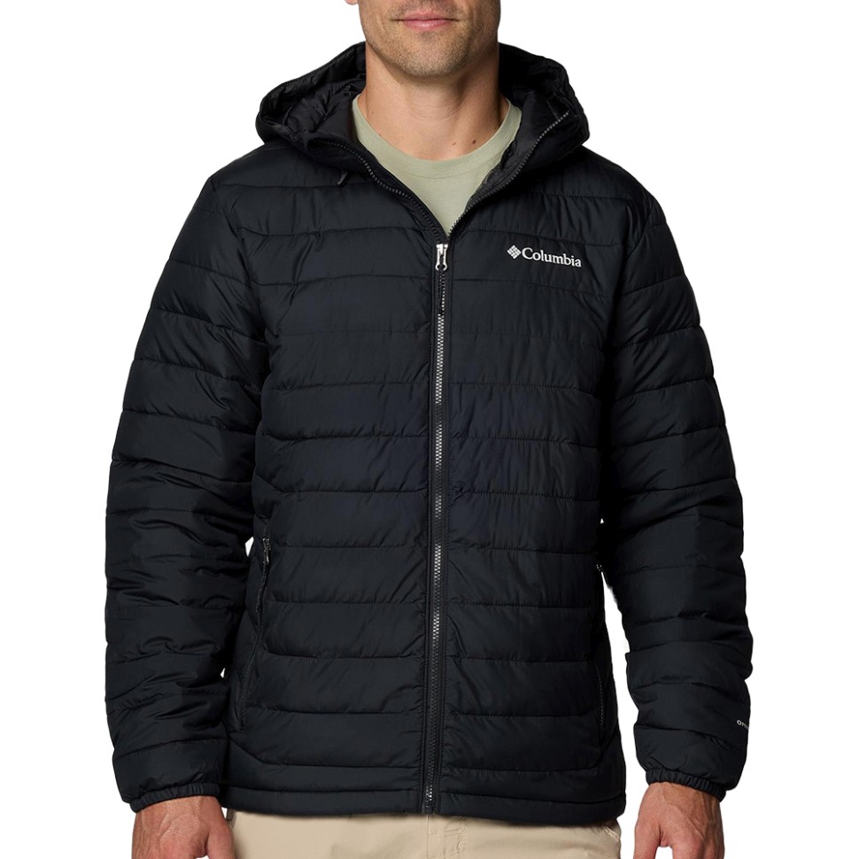 Куртка чоловіча Columbia Powder Lite™ II Hooded Jacket чорна 2086941-010 — фото 1