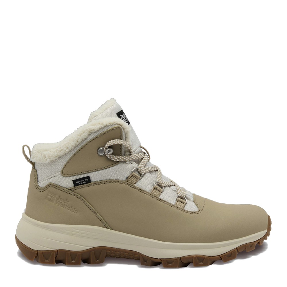 Ботинки женская Jack Wolfskin EVERQUEST TEXAPORE MID W бежевые 4053581-A0030