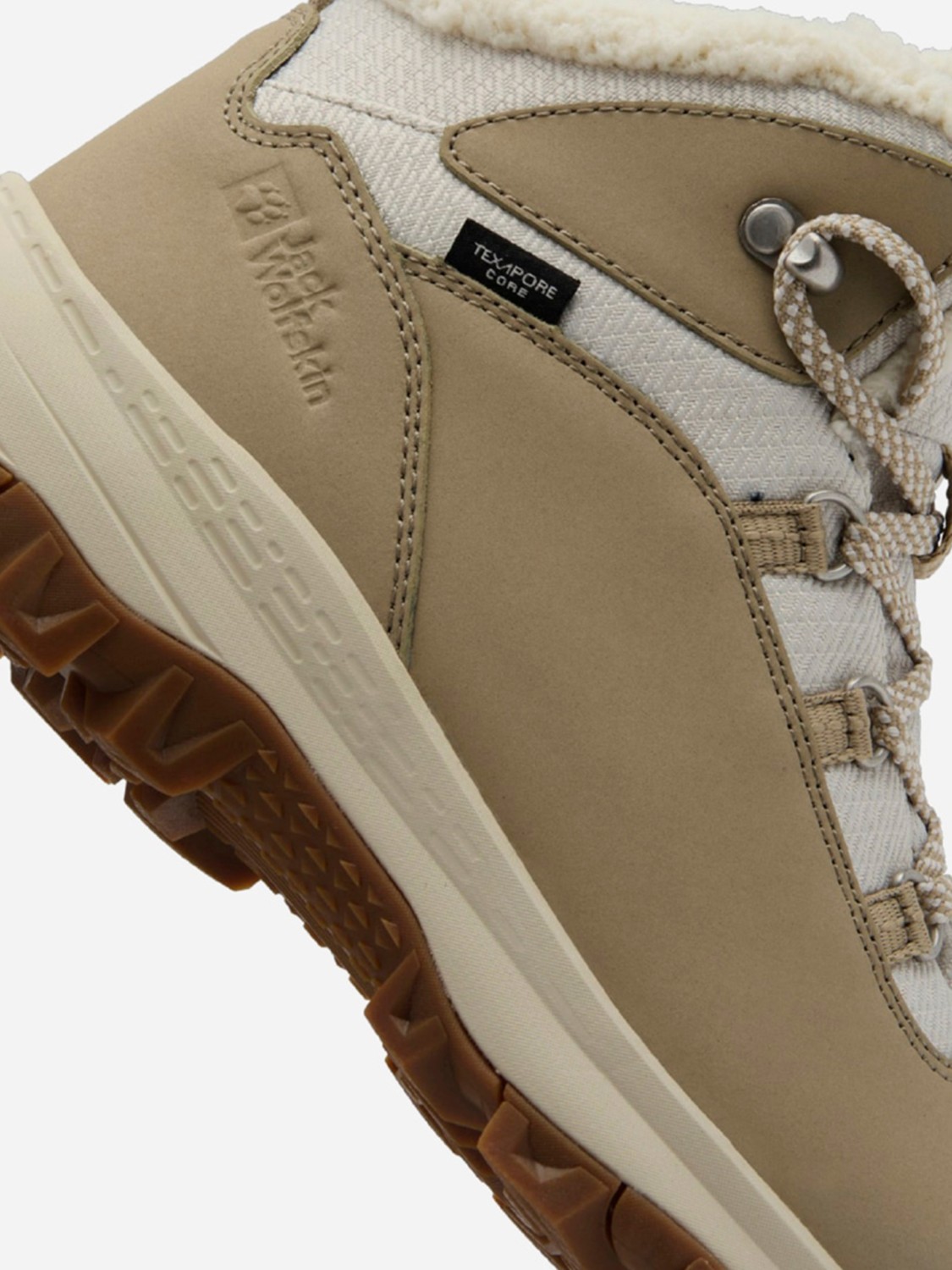 Ботинки женская Jack Wolfskin EVERQUEST TEXAPORE MID W бежевые 4053581-A0030 изображение 8