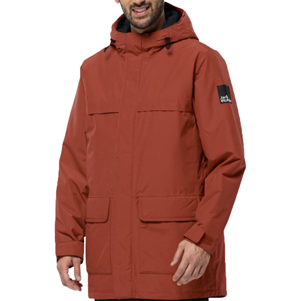 Куртка мужская Jack Wolfskin WINTERLAGER PARKA M оранжевая 1115471-J0126 изображение 1