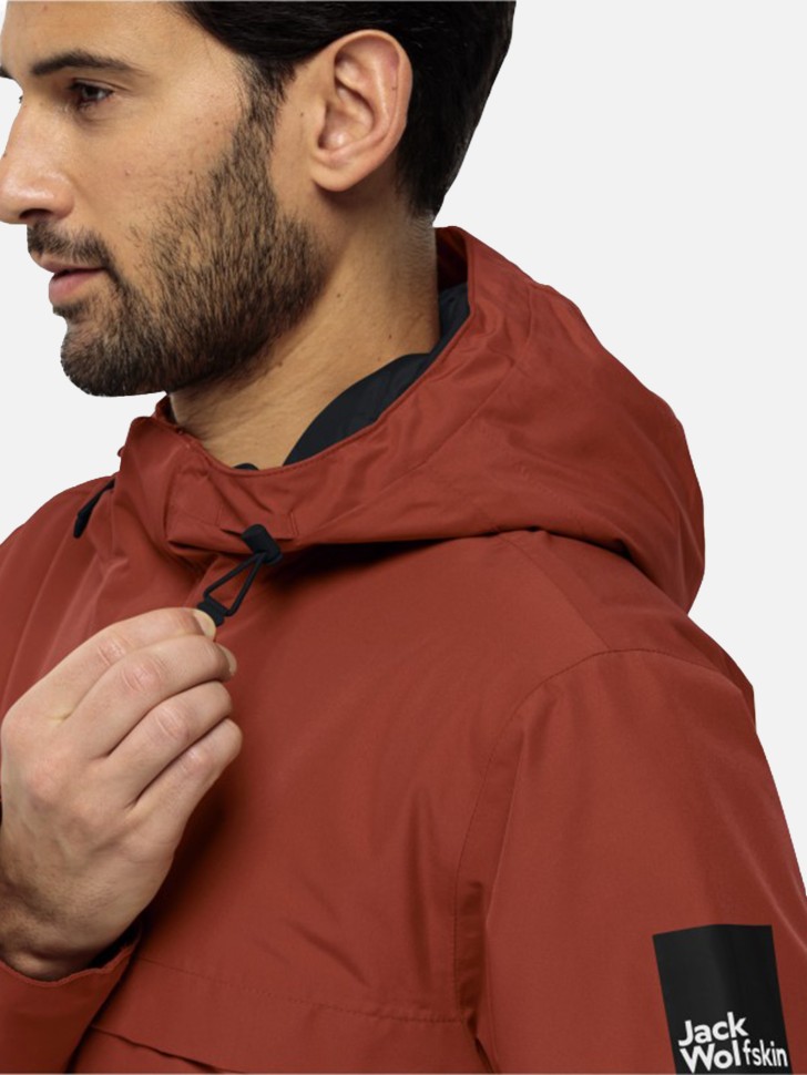 Куртка мужская Jack Wolfskin WINTERLAGER PARKA M оранжевая 1115471-J0126 изображение 5