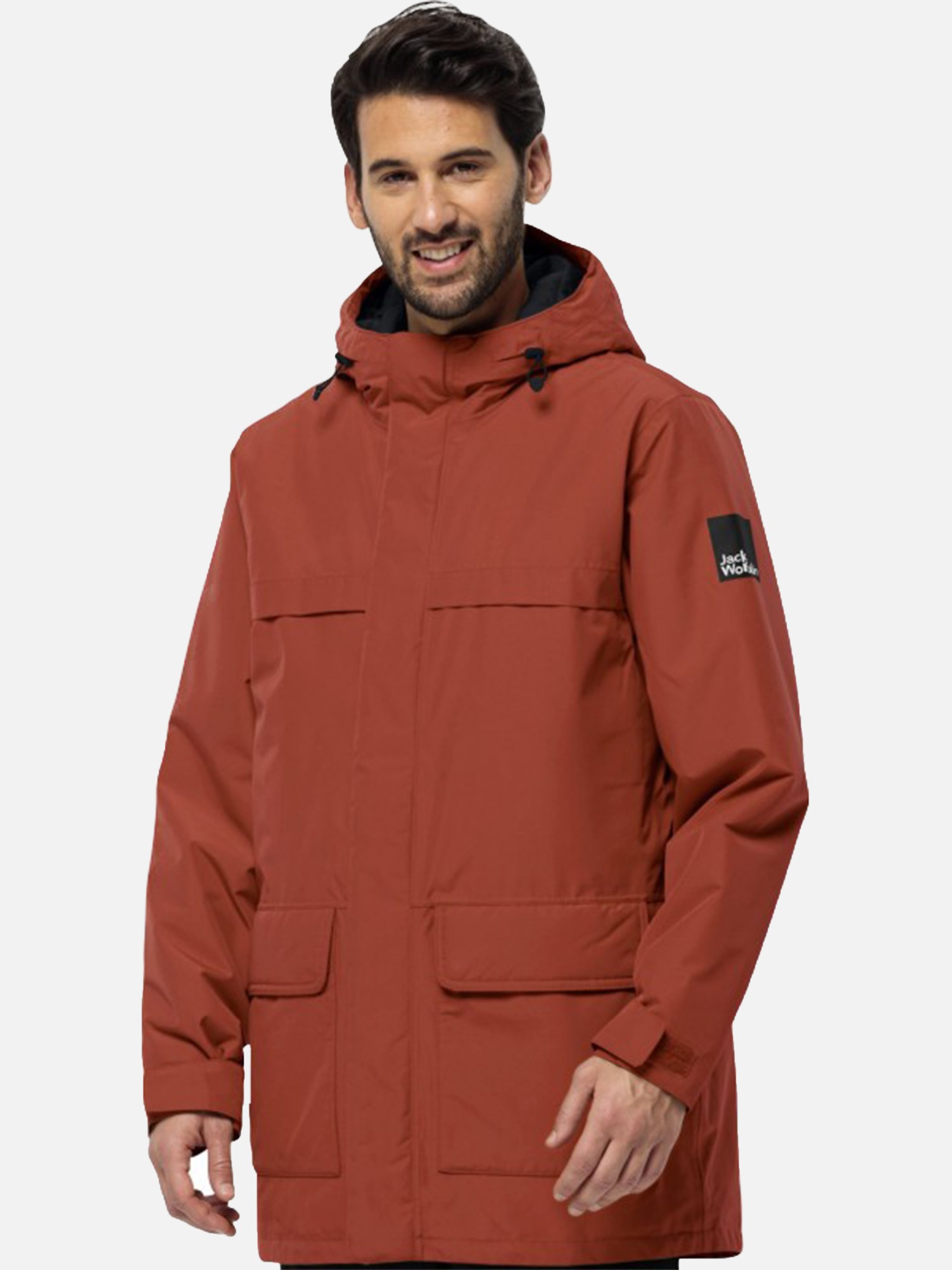 Куртка мужская Jack Wolfskin WINTERLAGER PARKA M оранжевая 1115471-J0126 изображение 2