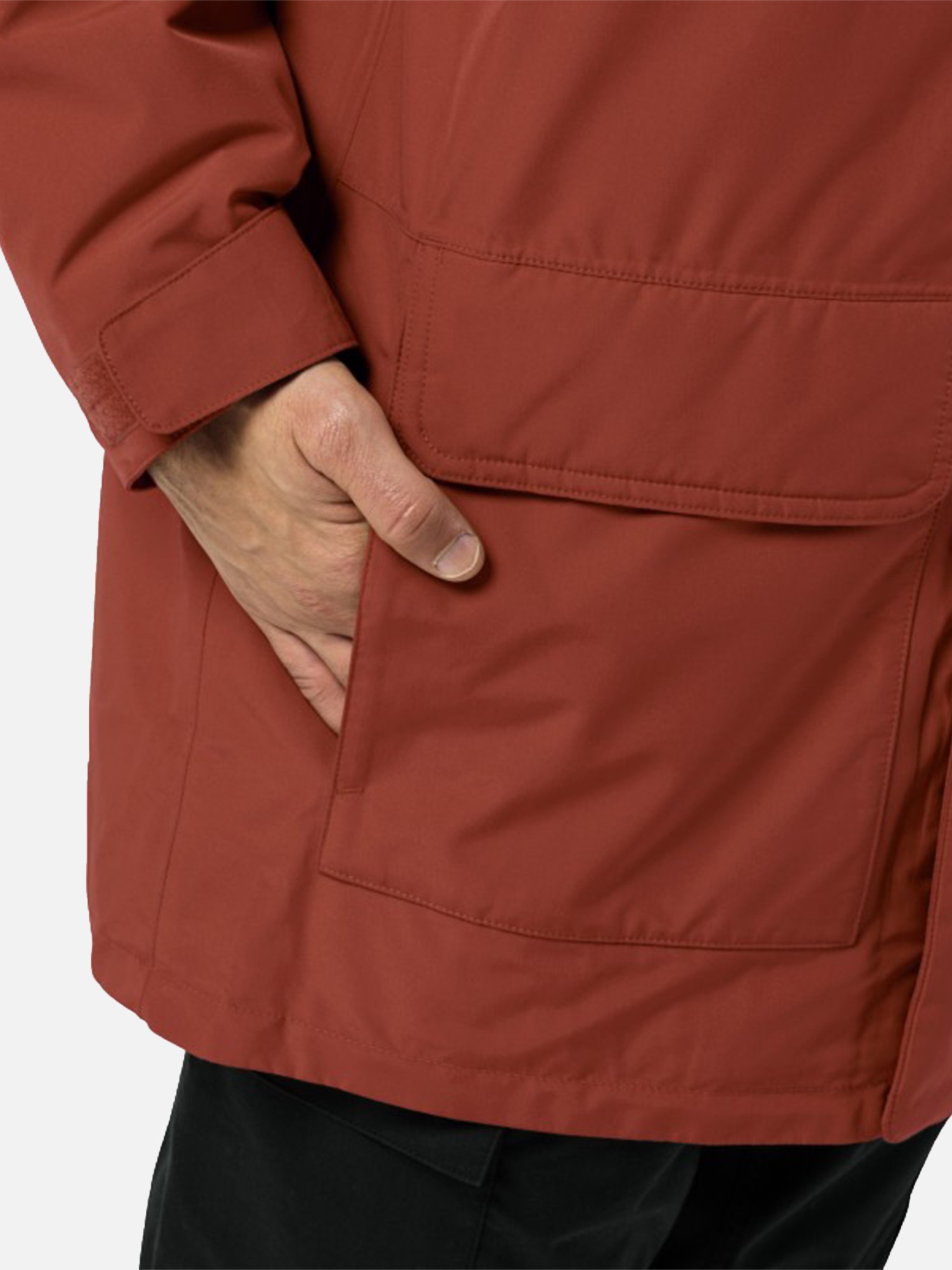 Куртка мужская Jack Wolfskin WINTERLAGER PARKA M оранжевая 1115471-J0126 изображение 6