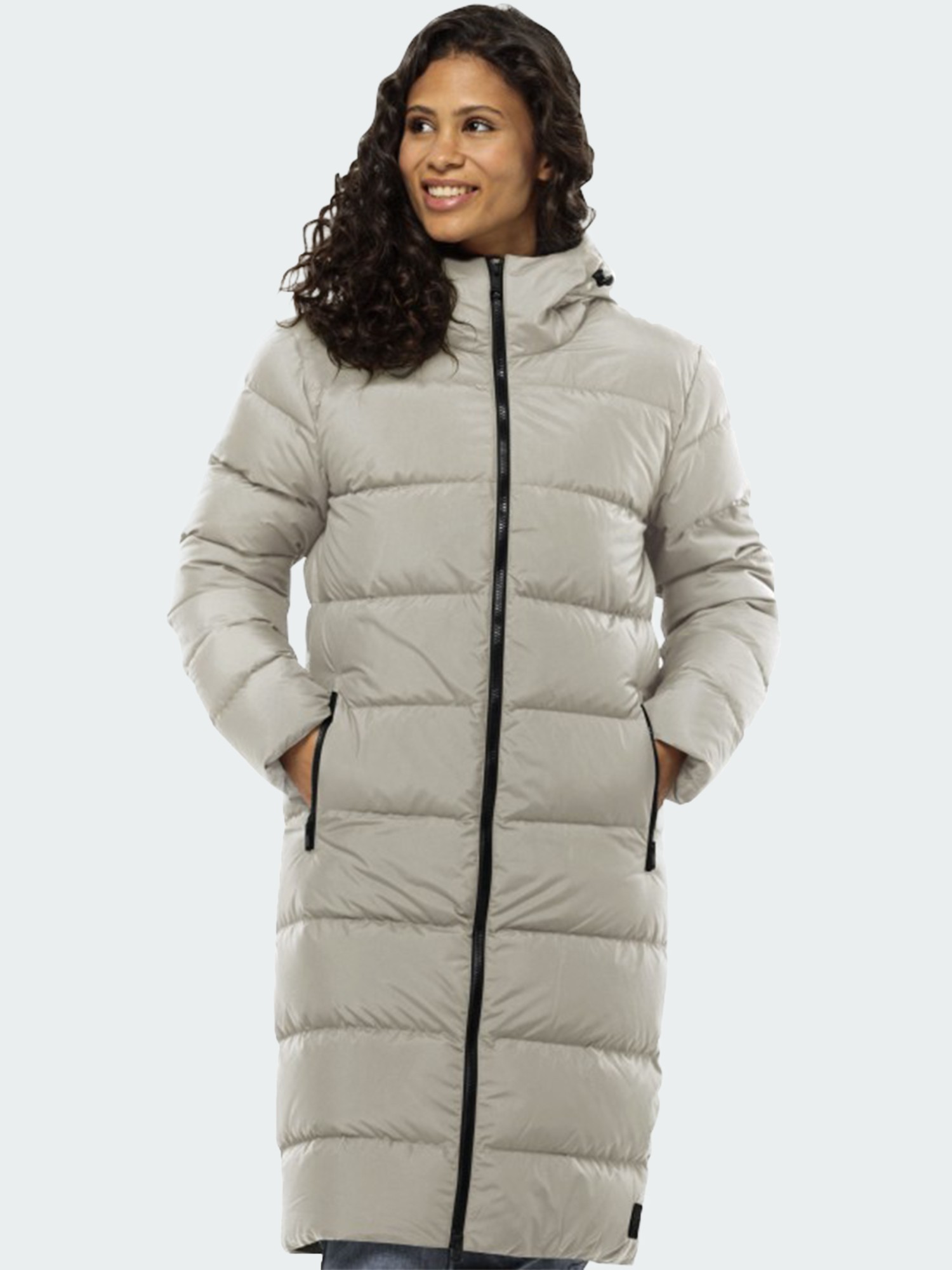 Куртка женская Jack Wolfskin FROZEN PALACE COAT W бежевая 1204133-A0029 изображение 2