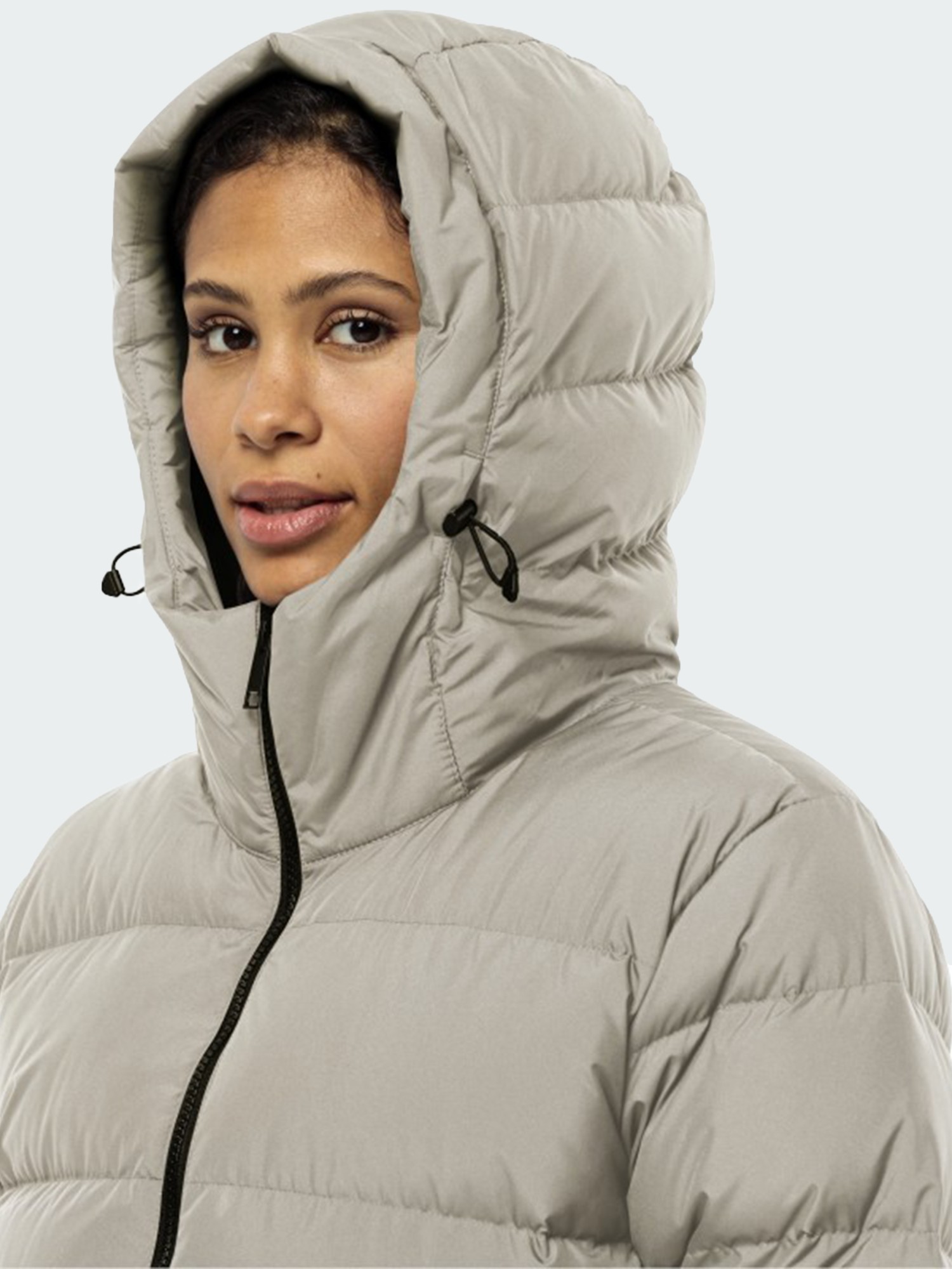 Куртка женская Jack Wolfskin FROZEN PALACE COAT W бежевая 1204133-A0029 изображение 4