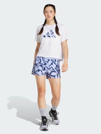 Футболка жіноча Adidas RUN IT BL TEE W біла JD2349 изображение 5