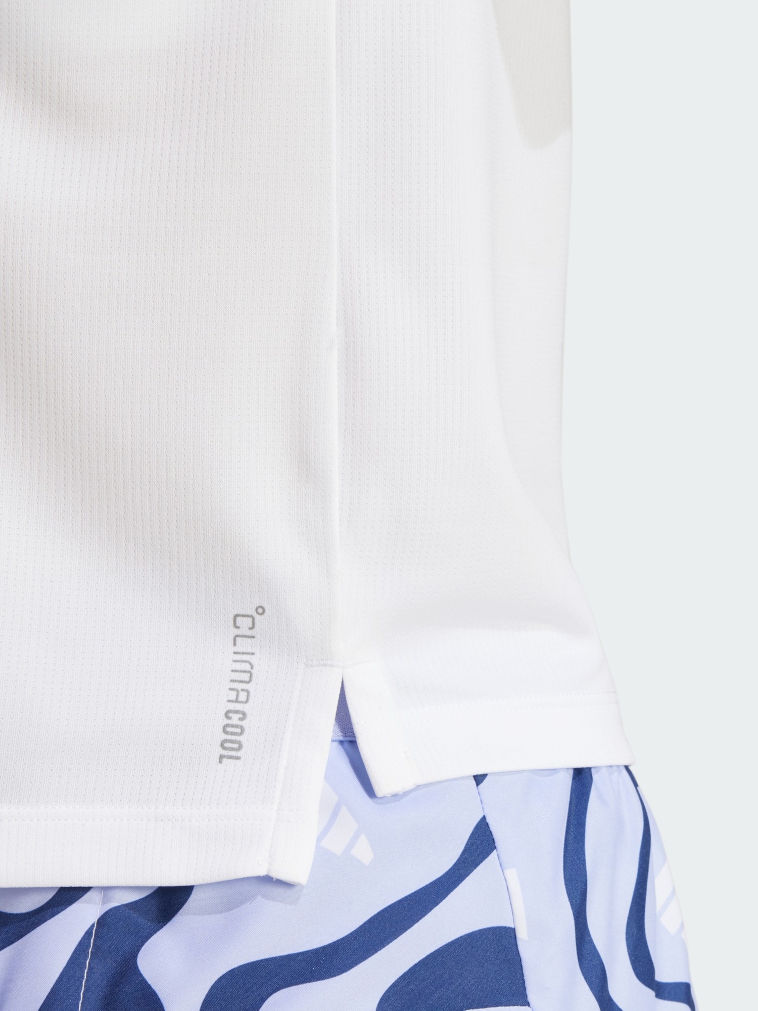 Футболка женская Adidas RUN IT BL TEE W белая JD2349 изображение 7