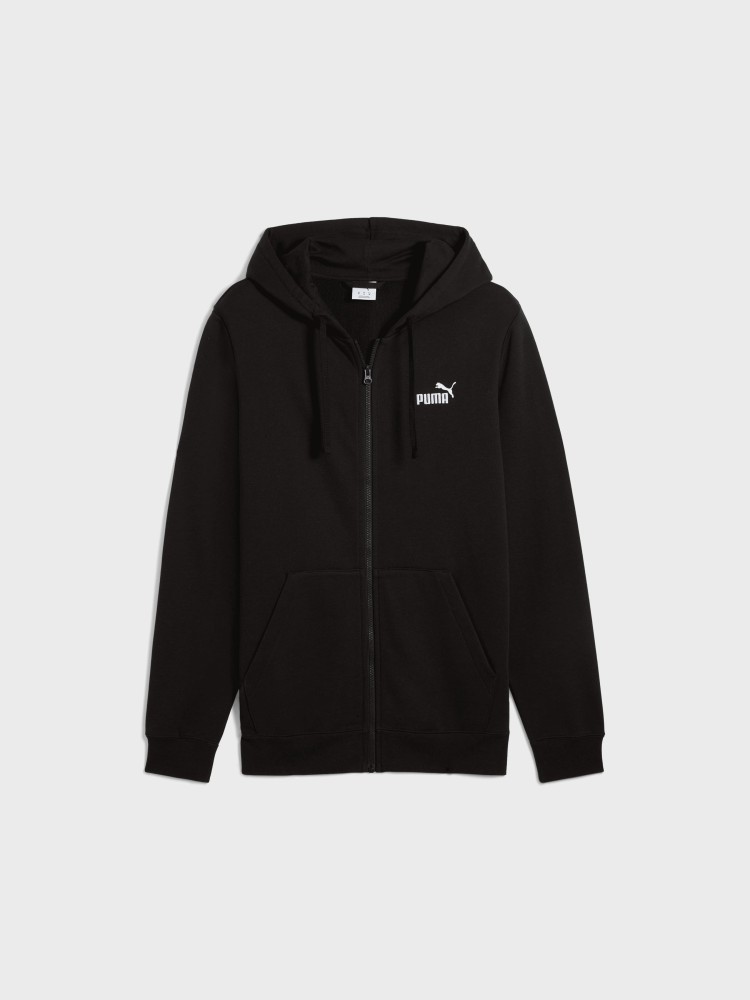 Толстовка чоловіча Puma ESS Full-Zip Hoodie чорна 68258801 изображение 7