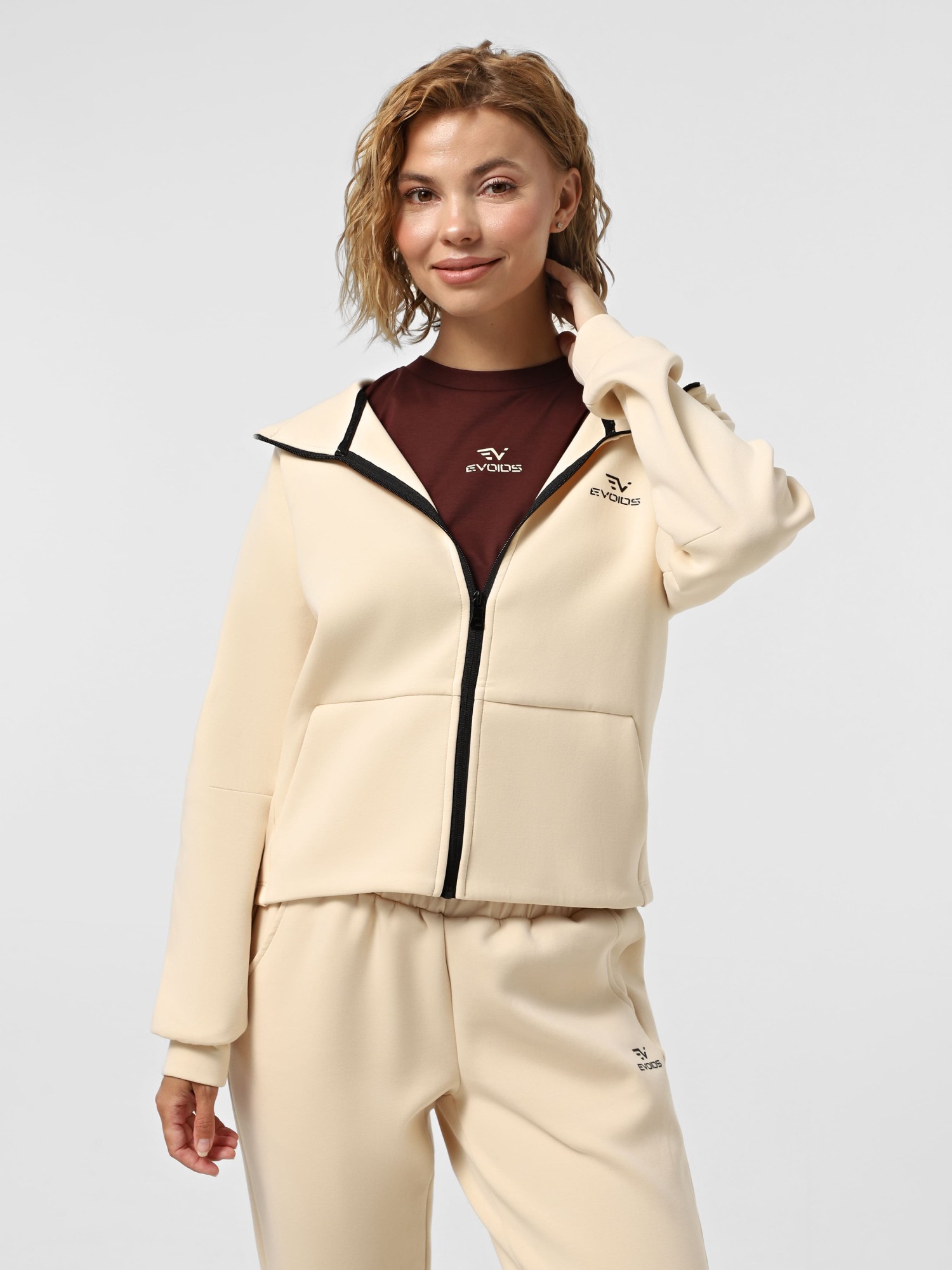 Толстовка жіноча Evoids Sansa бежева 552552-125 изображение 2