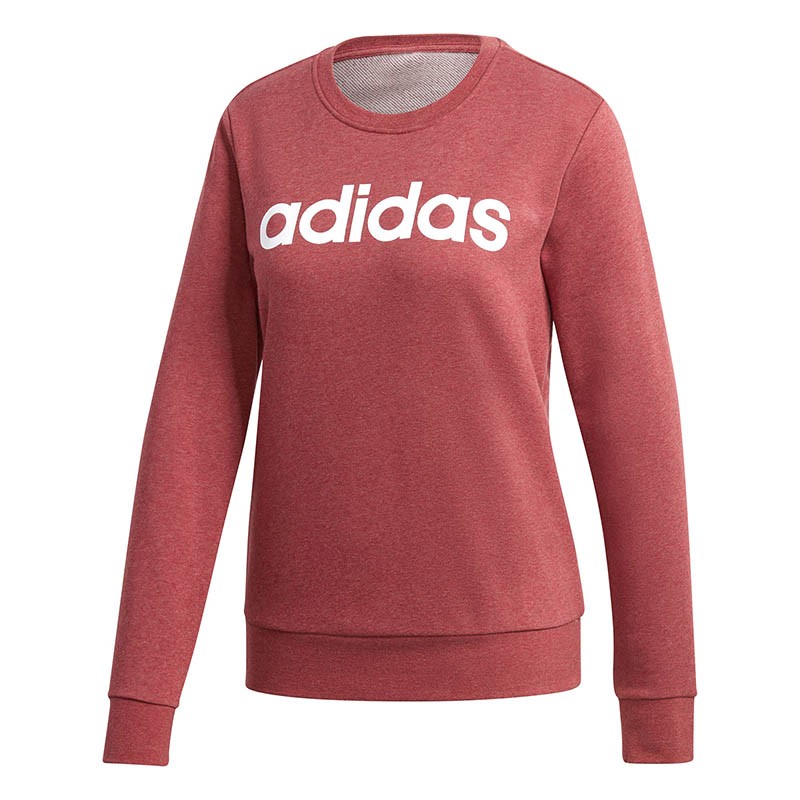 Толстовка жіноча Adidas W E Lin Sweat бордова GD2956  — фото 1