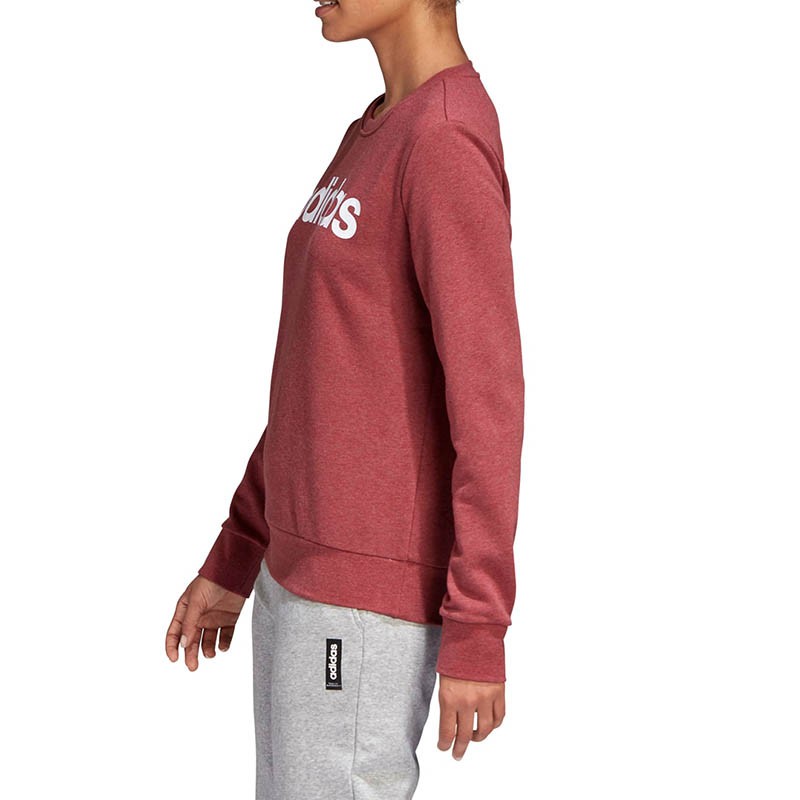 Толстовка жіноча Adidas W E Lin Sweat бордова GD2956  — фото 4