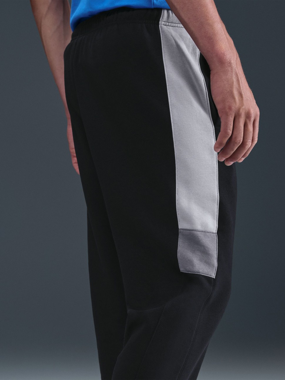 Костюм чоловічий Nike M NK CLUB FLEECE HDED TRACK GX чорний HV1165-010 — фото 8