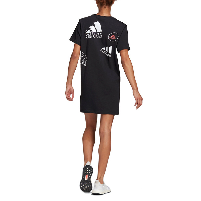 Платье женское Adidas Logo Tee Dress черное GJ6523 изображение 4