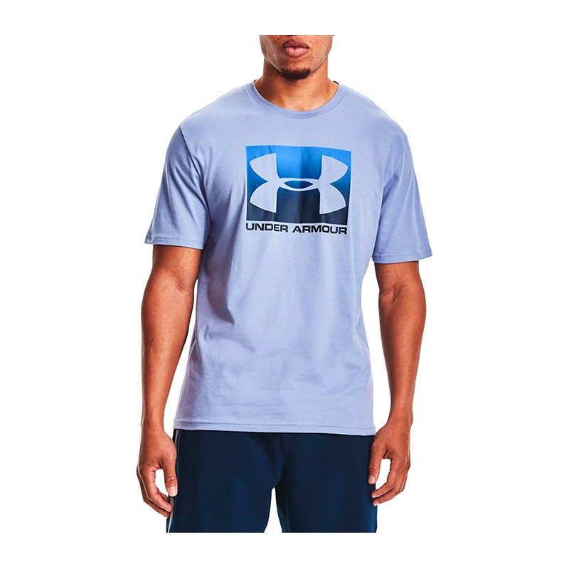 Футболка мужская Under Armour Ua Boxed Sportstyle Ss голубая 1329581-420 изображение 1