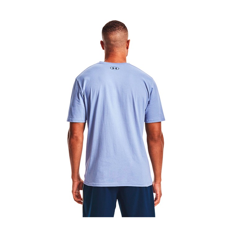 Футболка мужская Under Armour Ua Boxed Sportstyle Ss голубая 1329581-420 изображение 2