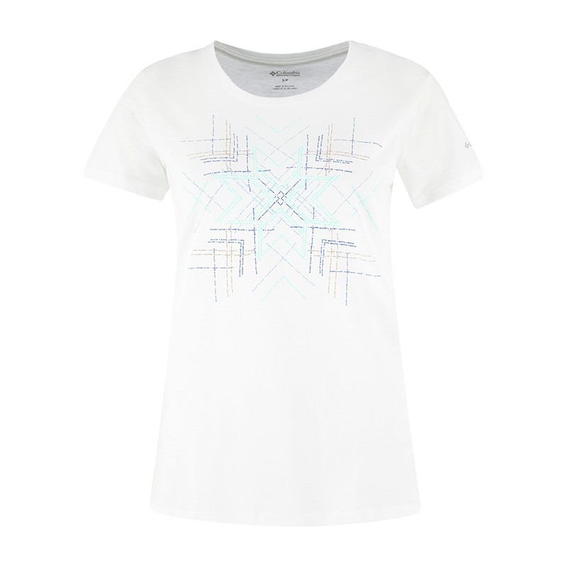 Футболка женская Columbia Daisy Days ™ SS Graphic Tee белая 1934591-100 изображение 1